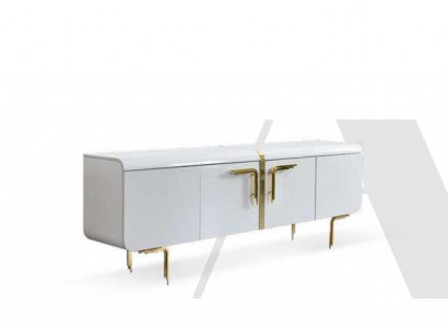 Luxury White Sideboard Modern Dresser Living Room Furniture New